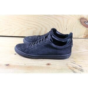 Thursday Everyday Sneakers Men 13.5 Black Leather Lace Up Handmade NO INSOLES